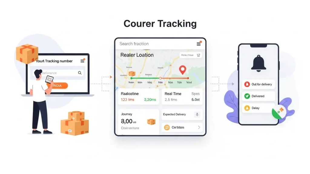 Courier tracking service