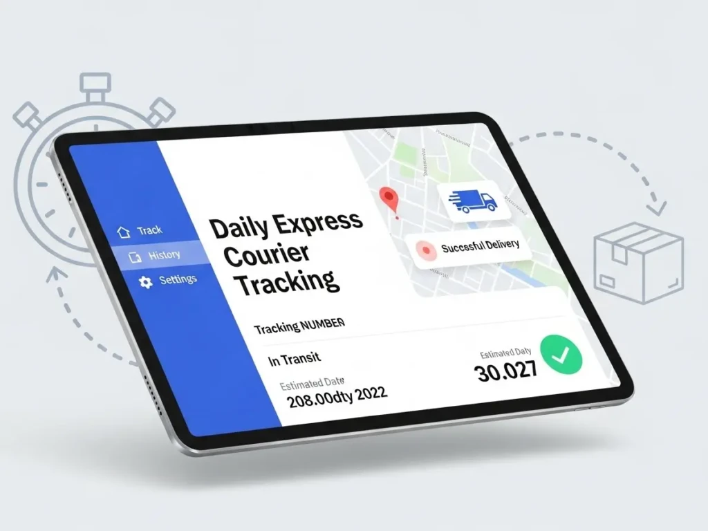 Daily express courier tracking