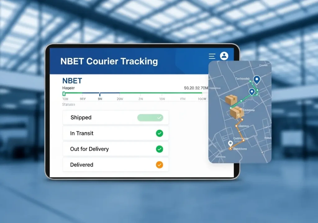 NBET Courier Tracking number