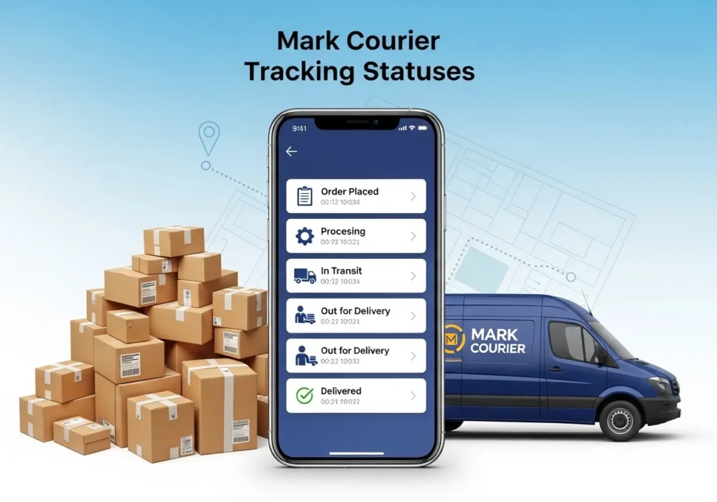 Mark Courier Tracking statuses