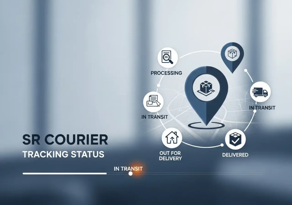 SR Courier Tracking status