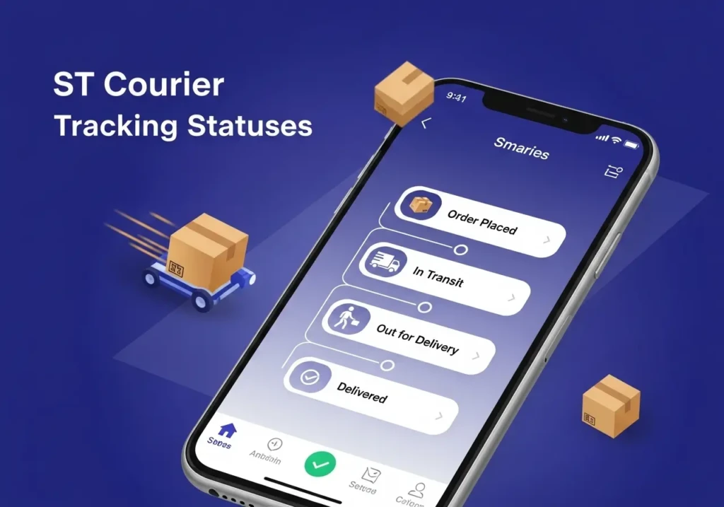ST Courier Tracking statuses