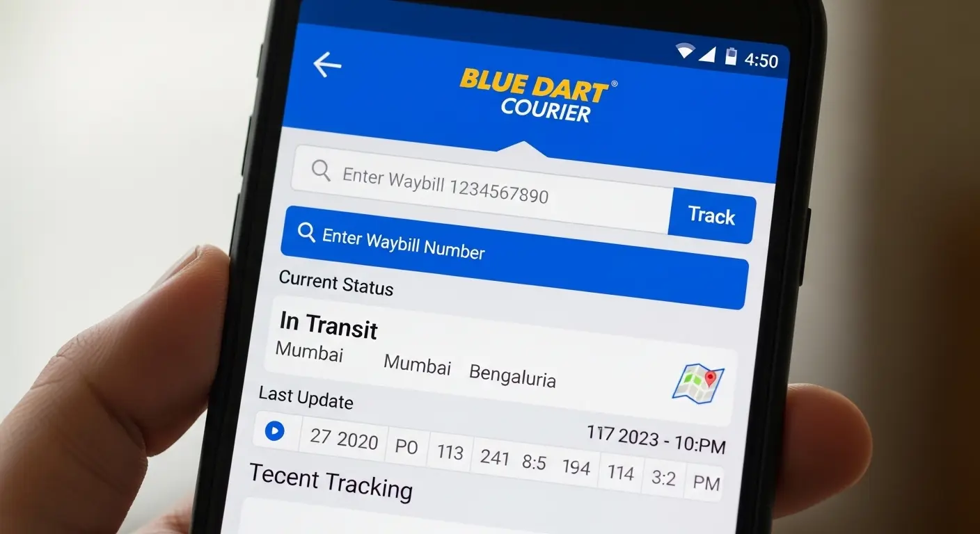 Blue Dart Courier Tracking